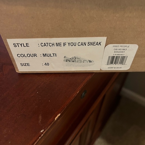 NIB Free People Catch Me if You Can Crochet shoes - Picture 12 of 12